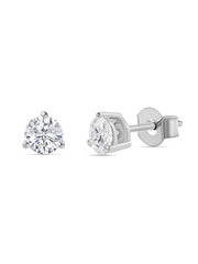 Lab Grown 0.60 Carat Tw. Solitaire Diamond Studs