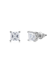 1.5 Carat Princess Classic Stud Earrings