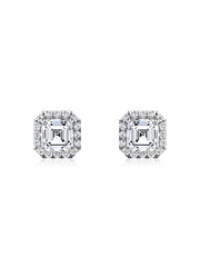 1.5 Carat Asscher Stud Earrings