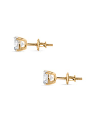 1.50 Ct. Lab Diamond Solitaire Earrings For Women