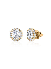 2 Carat Glow Lab Diamond Stud Earrings