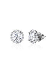 2 Carat Glow Lab Diamond Stud Earrings