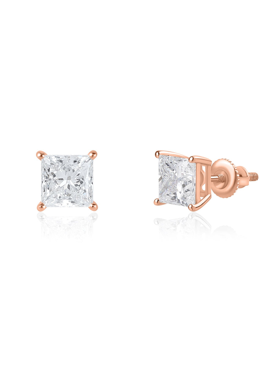 2 Carat Edge & Ember Studs