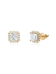 2 Carat Crowned Glow Studs