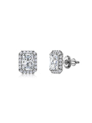 2 Carat Luxe Cut Radiants Stud Earrings