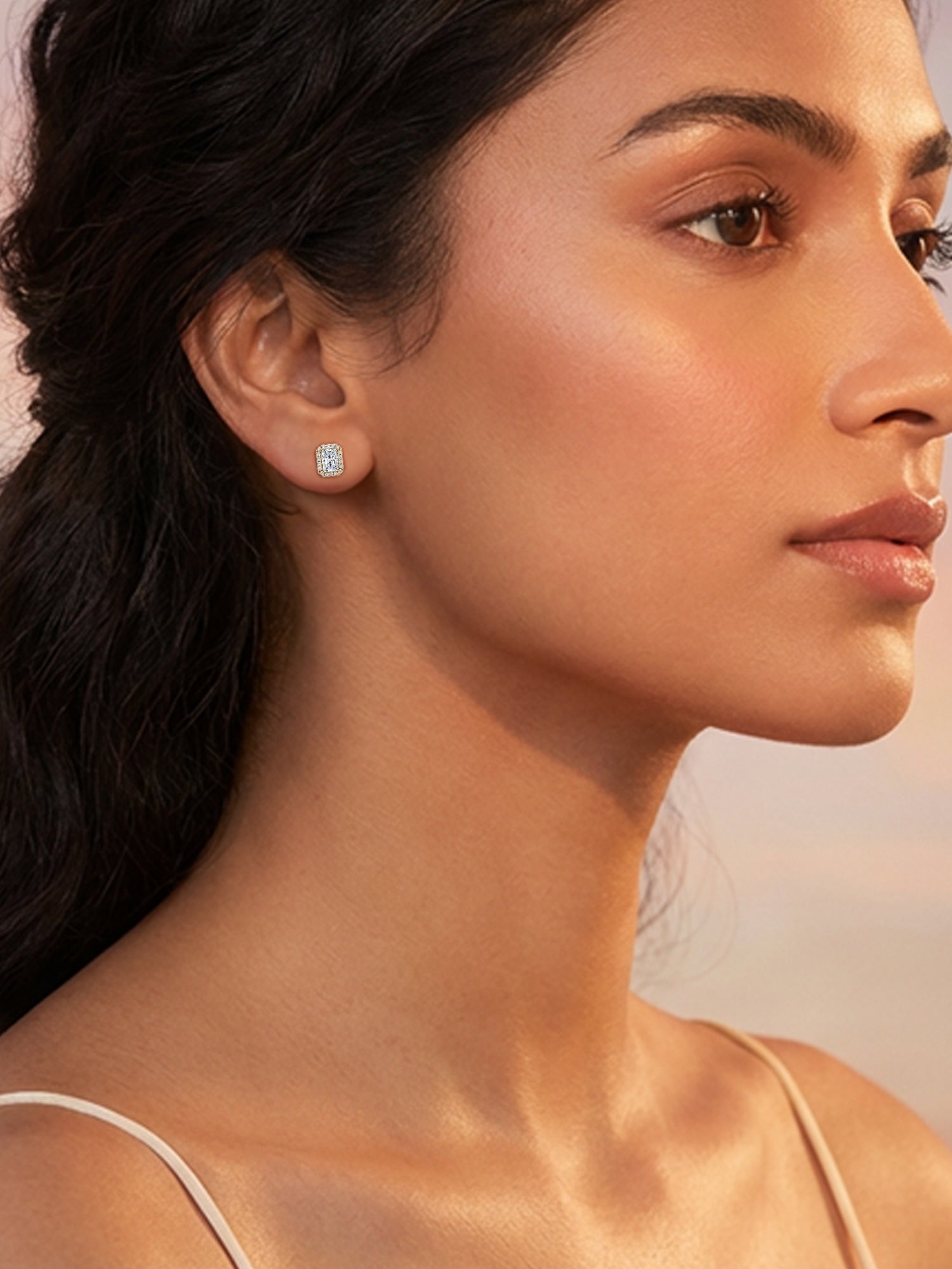 2 Carat Luxe Cut Radiants Stud Earrings