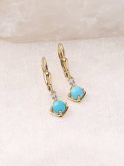 Turquoise Drop Earrings For Women