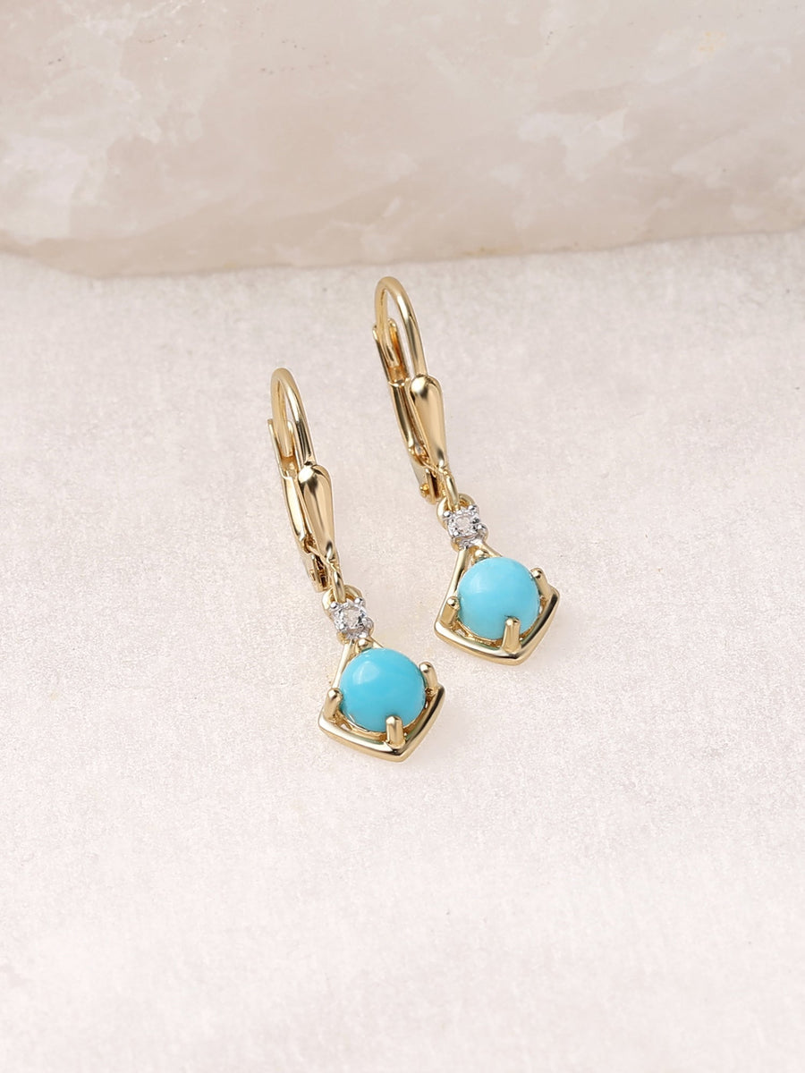 Turquoise Drop Earrings For Women