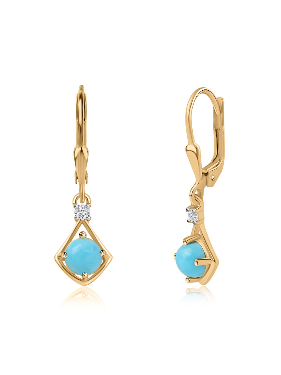Turquoise Drop Earrings For Women