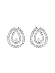 Lab Grown Drop Diamond Earrings In Gold