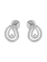 Lab Grown Drop Diamond Earrings In Gold