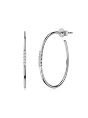 Ornate Sleek Daily Lab Grown Hoops