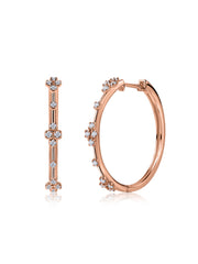 Bold Lab Grown Hoops In Gold