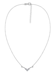 Three Flowers Necklace For Women