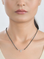 Diamond Look Infinity Mangalsutra for women