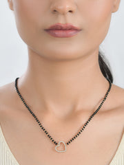 Heart Full Of Love Gold Plated Mangalsutra