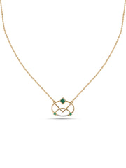 Heirloom Green Natural Emerald Pendant