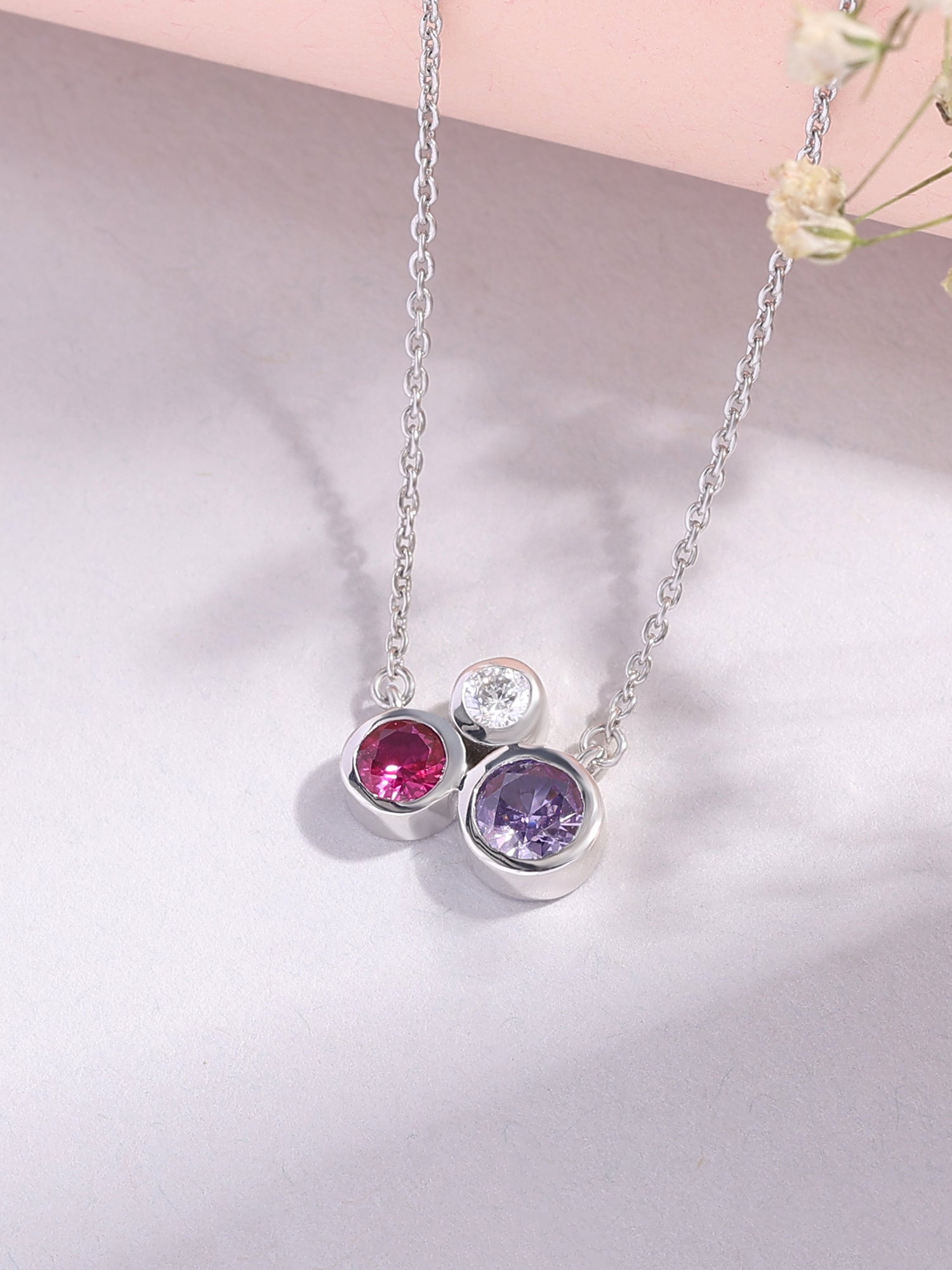 Trilogy Bubble Necklace