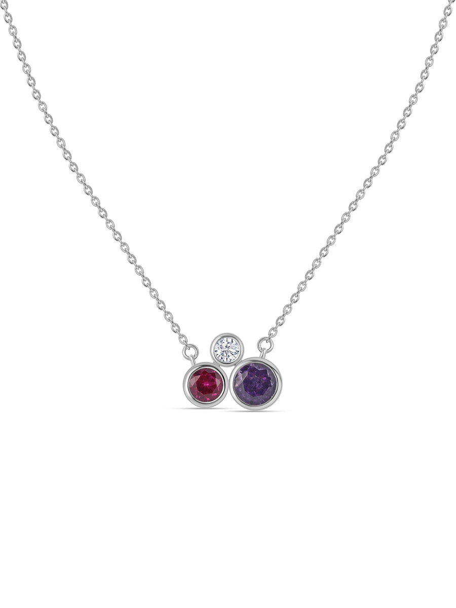 Trilogy Bubble Necklace