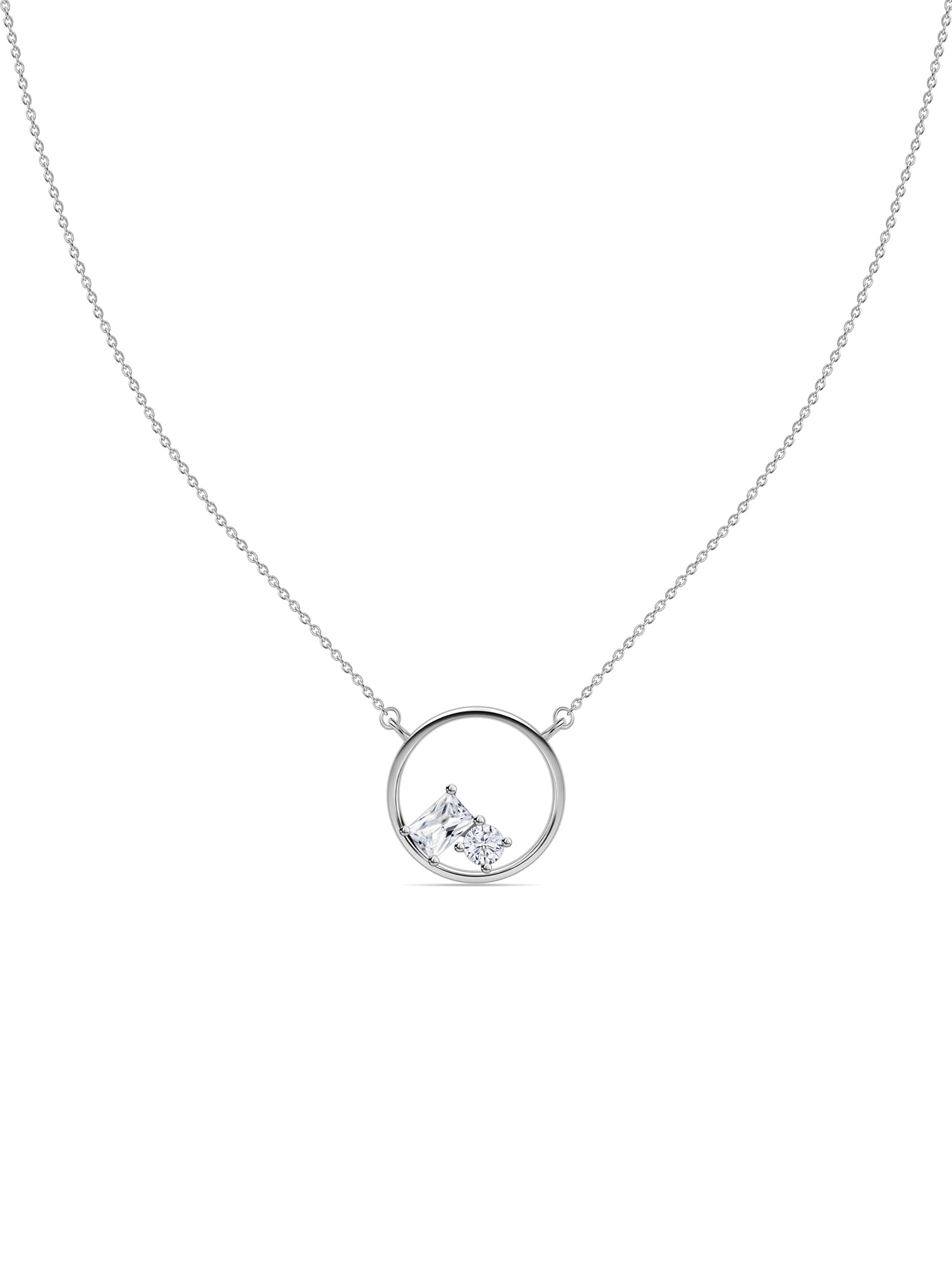 Toi Et Moi Circle Necklace