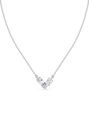 Trilogy Diamond Look Necklace