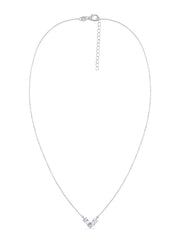 Trilogy Diamond Look Necklace