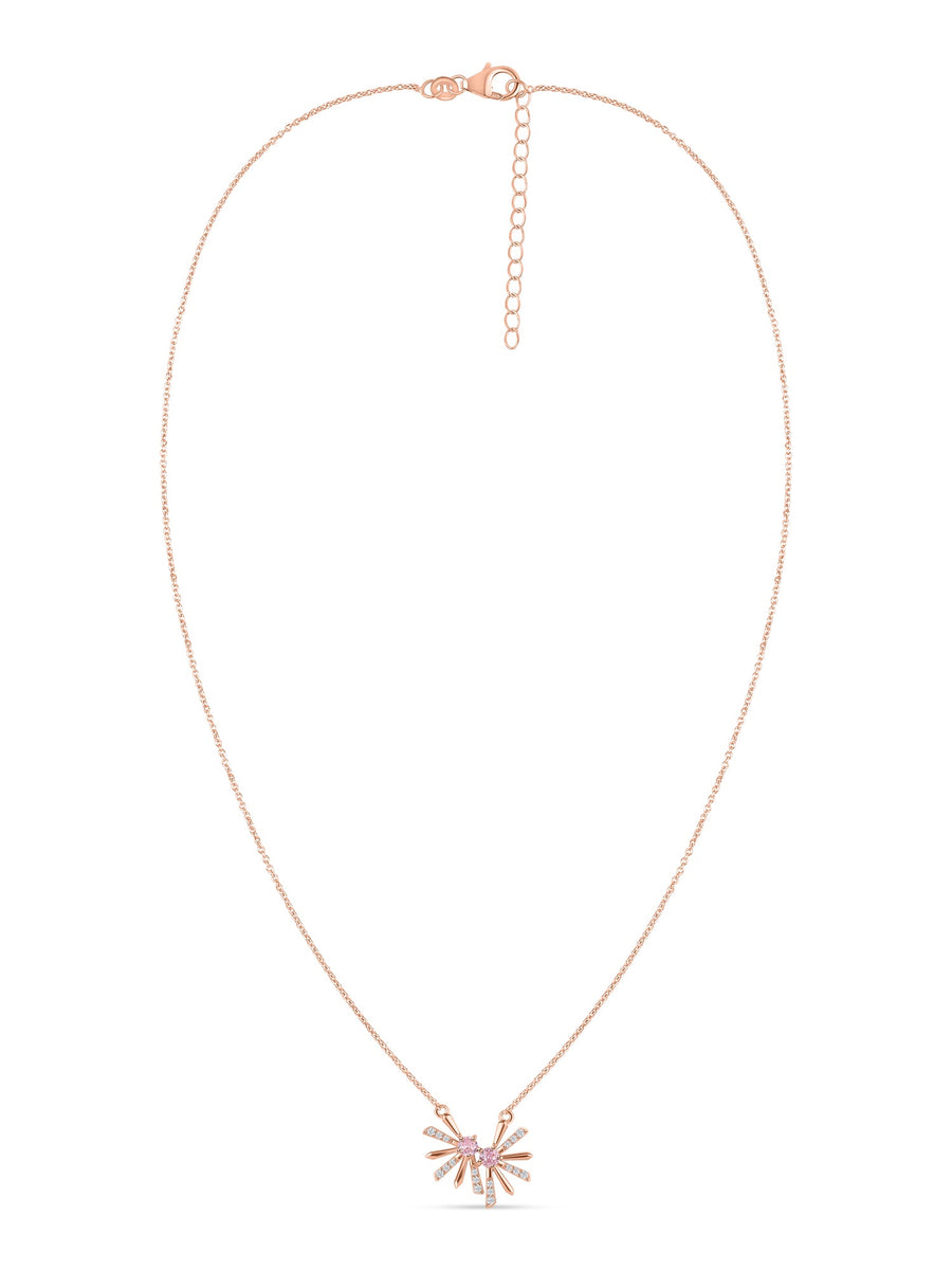 Daisy Rose Gold Pendant For Women