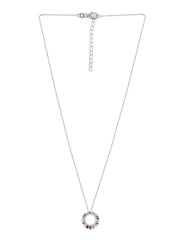 Multi Color Circle Pendant For Women-2