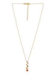 Lollipop Linear Gold Pendant For Women