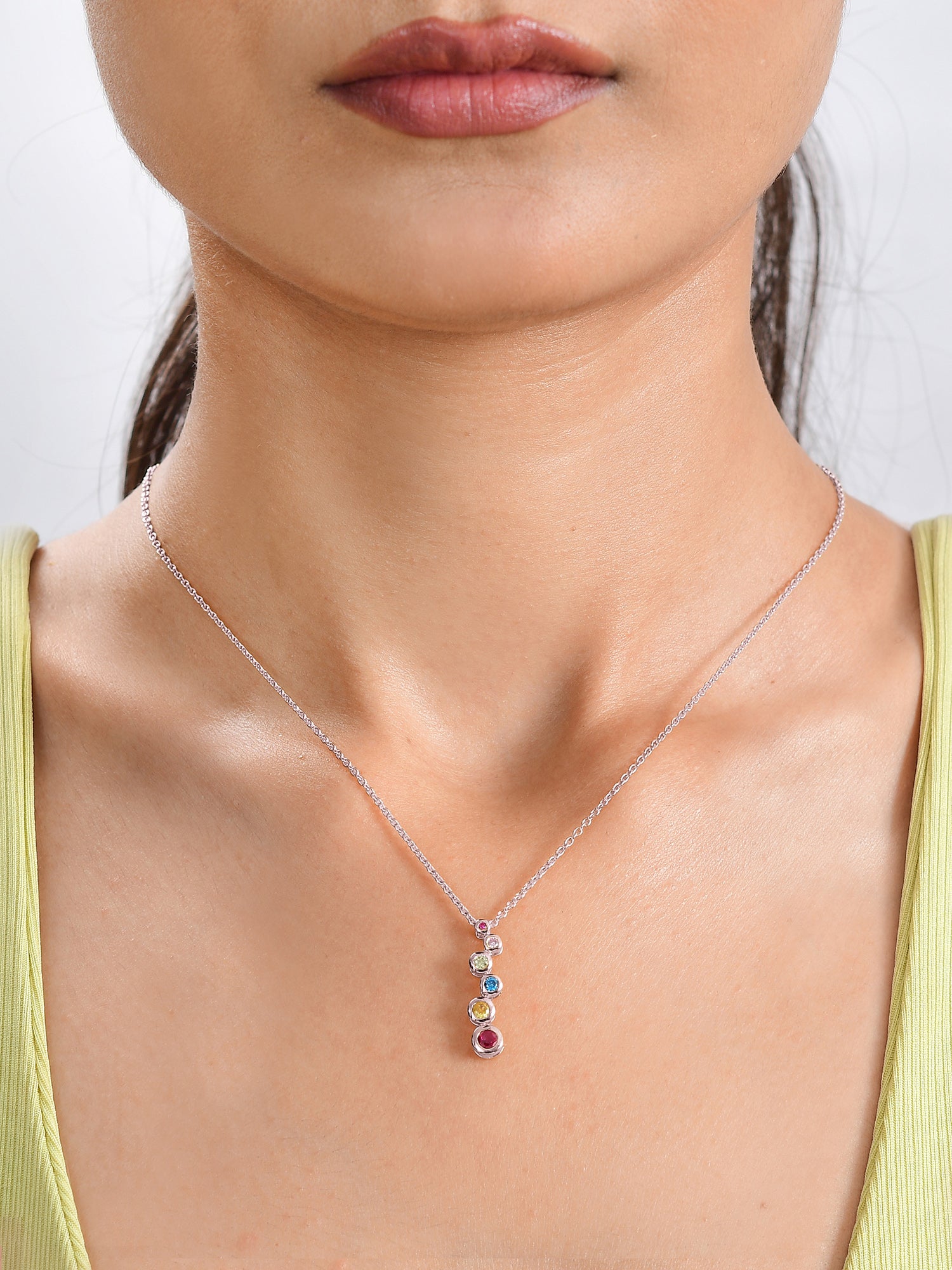 Lollipop Linear Pendant For Women