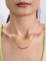Color Pops Gold Necklace For Women