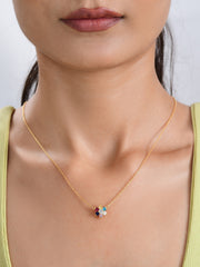 Color Pops Gold Necklace For Women