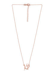 Rose Gold Name Pendant With Chain for Women_2