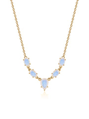 Ornate Rainbow Moonstone Necklace