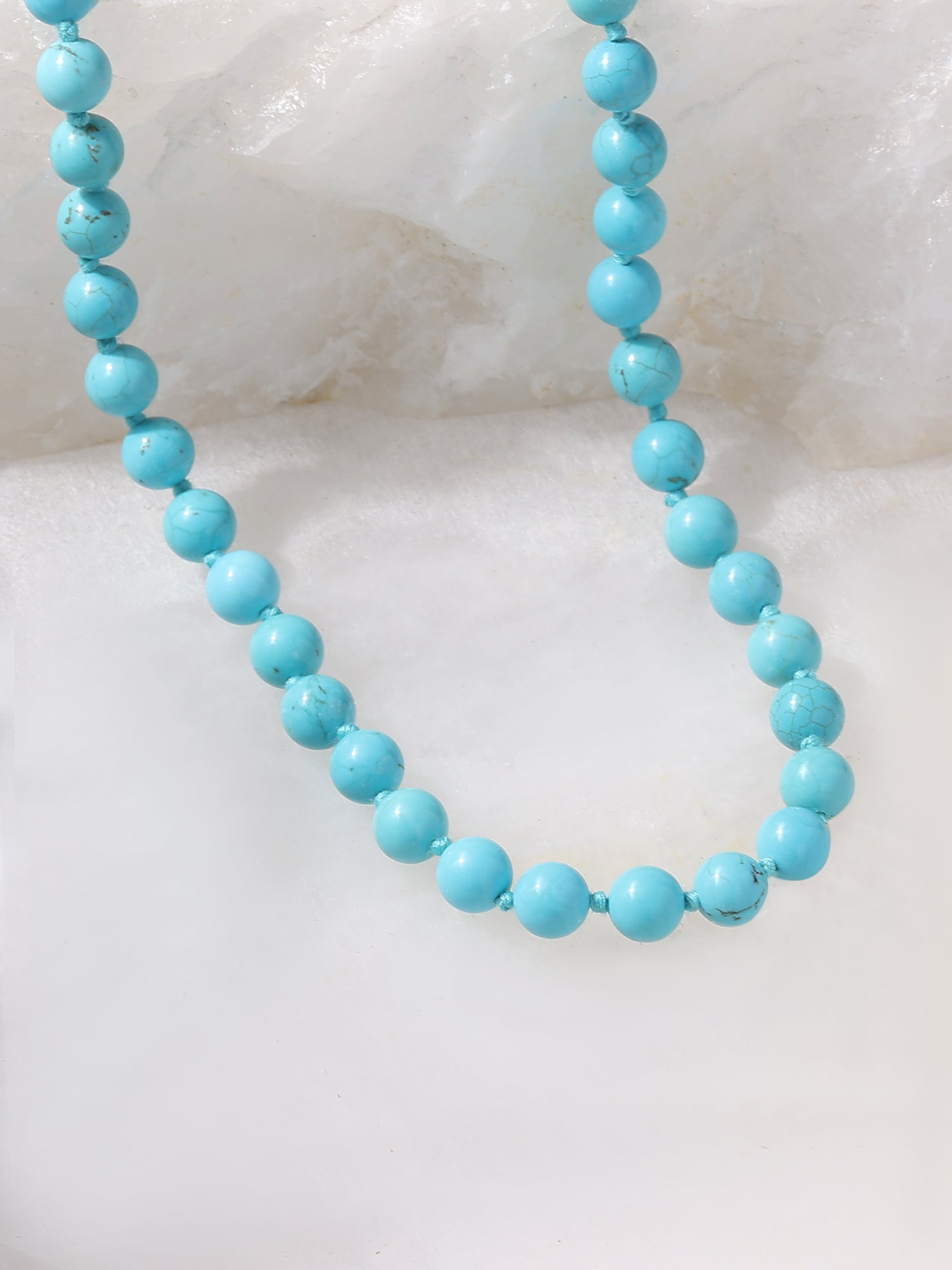 Turquoise Beads Necklace For Women