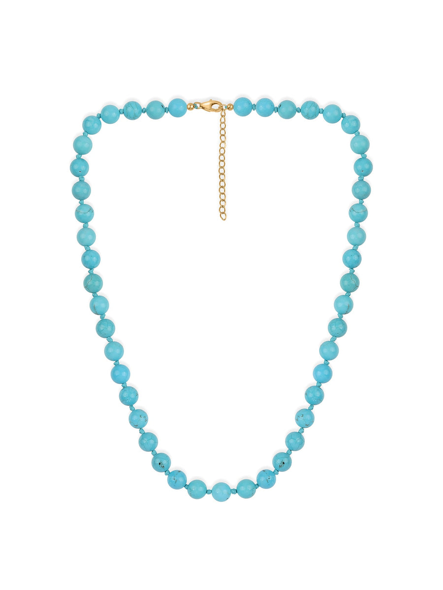 Turquoise Beads Necklace For Women