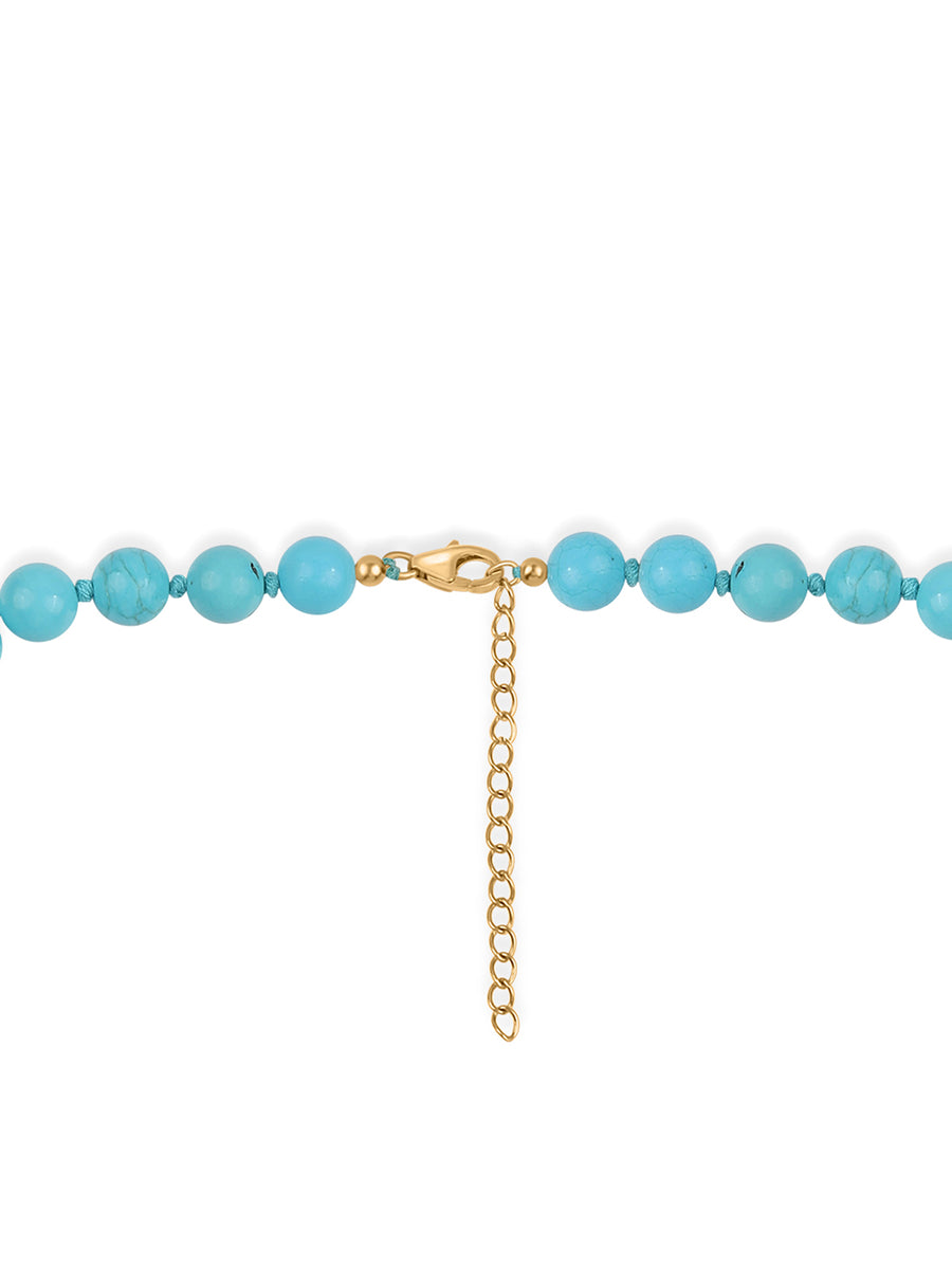 Turquoise Beads Necklace For Women