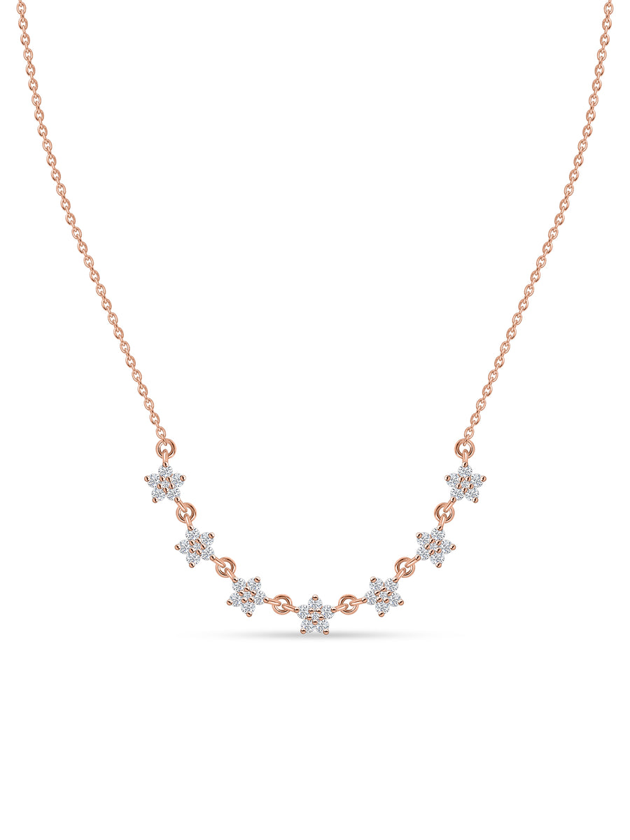 Bloom Lab Grown Diamond Floral Necklace