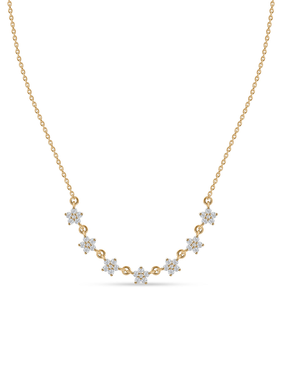 Bloom Lab Grown Diamond Floral Necklace