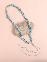 Turquoise Beads Bolo Necklace