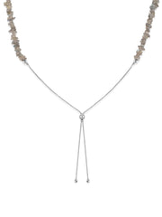 Labradorite Beads Bolo Necklace
