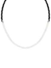 Black & White Half N Half Necklace
