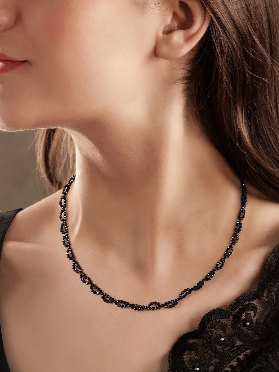 Elegance Black Spinel Necklace