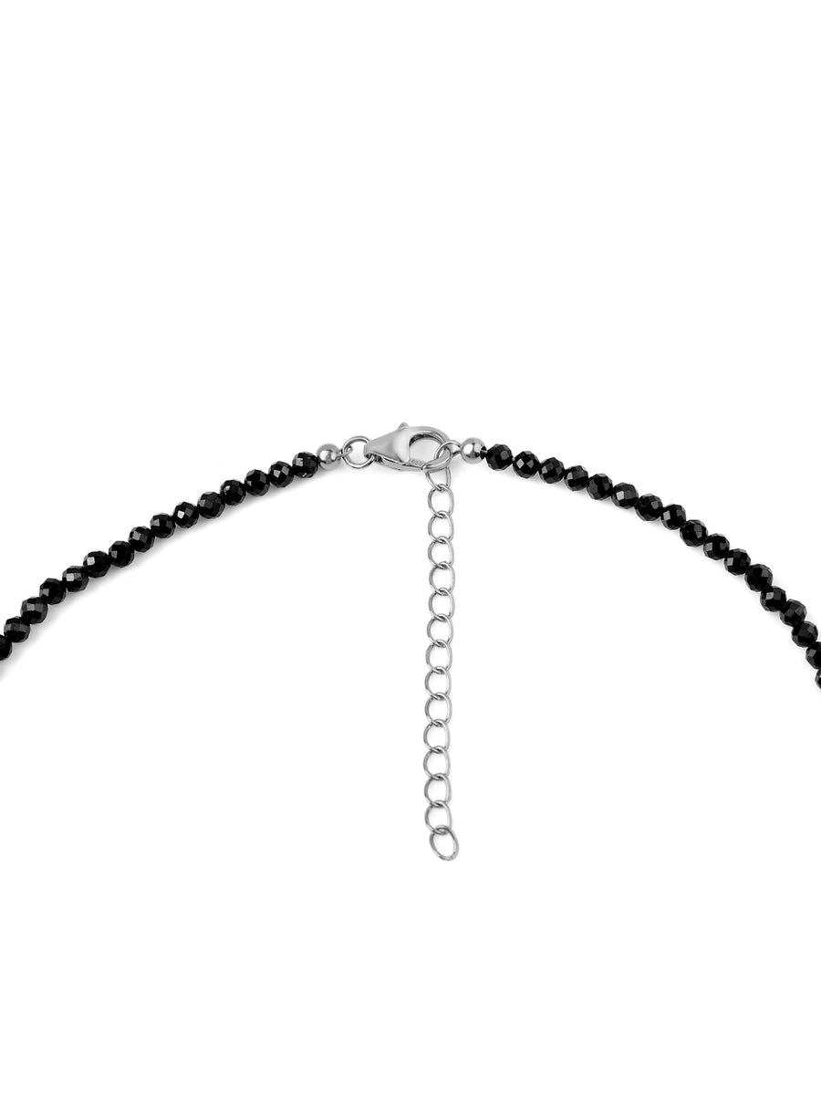Yin And Yang Black Spinal Necklace