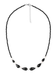 Yin And Yang Black Spinal Necklace