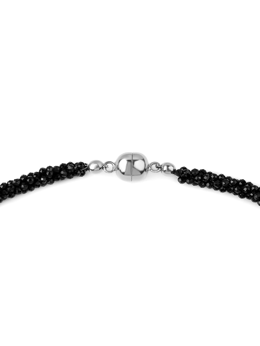 Black Is Back Spinel Necklace