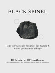 Black Is Back Spinel Necklace