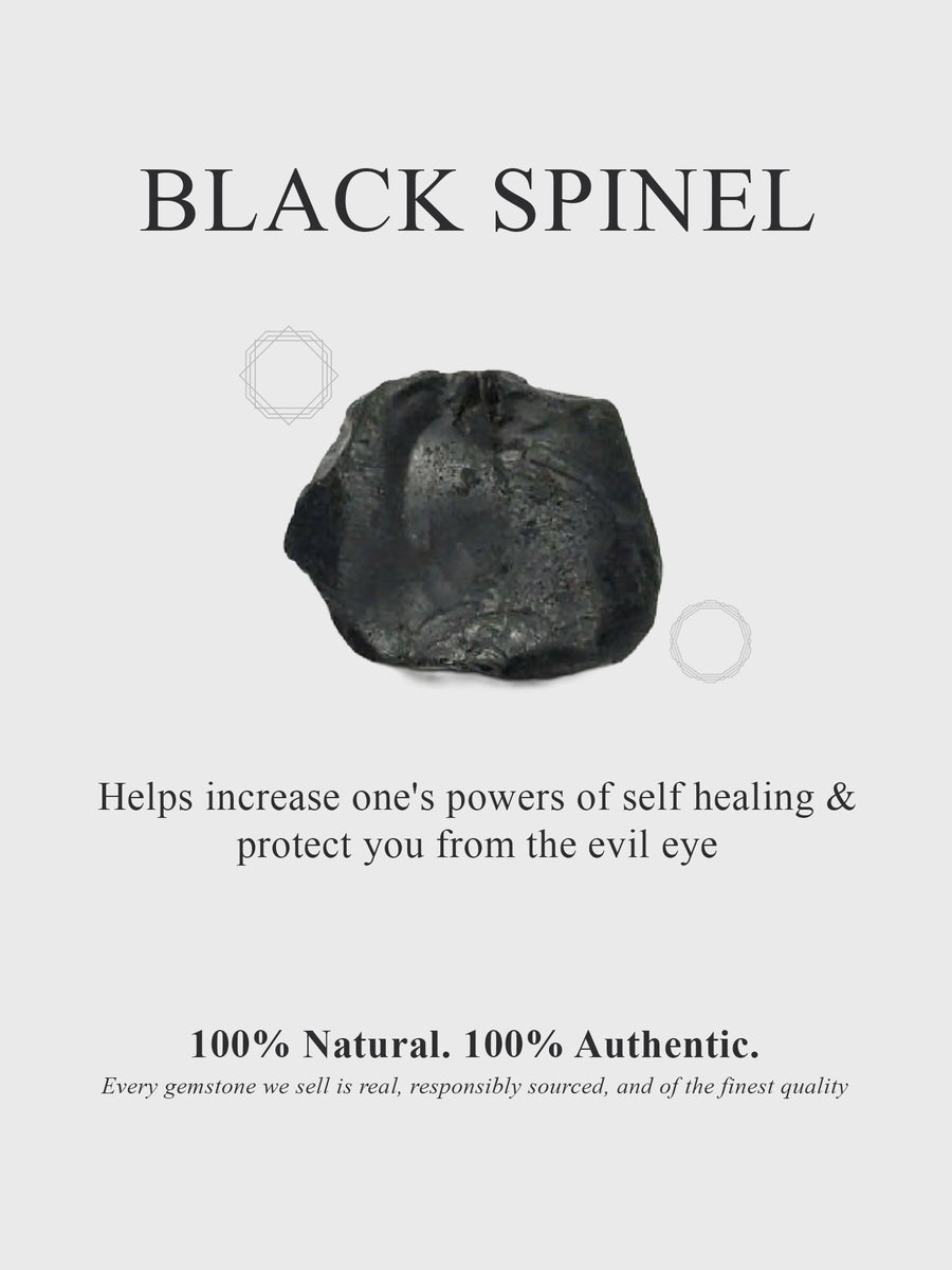 Black Is Back Spinel Necklace