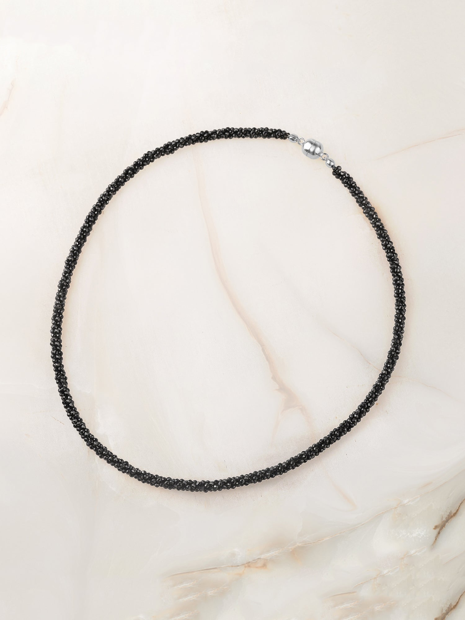 Black Is Back Spinel Necklace
