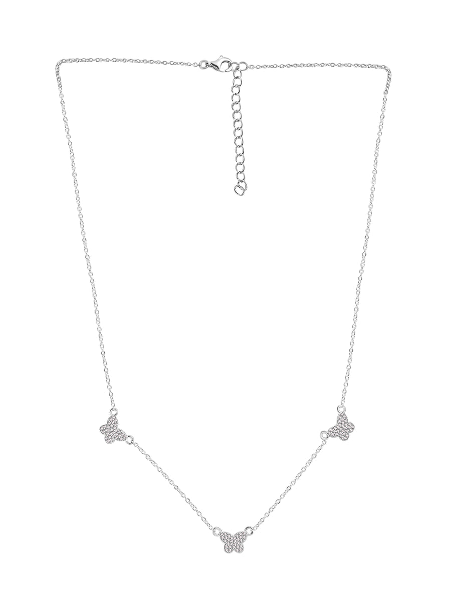Butterfly Charm Necklace For Women